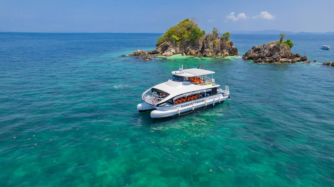 Exciting Two-Deck Catamaran Day Trip to Phi Phi Islands
