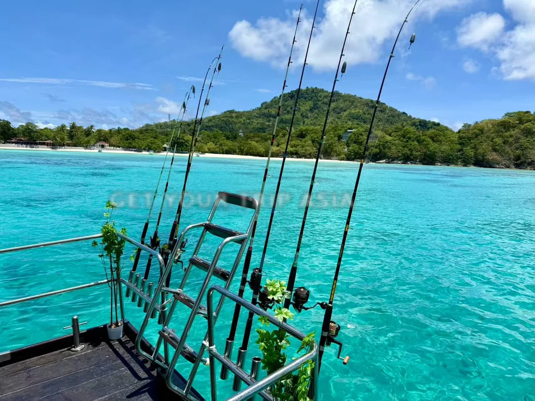 Traditional Thai Boat Rental for Sightseeing and Fishing
