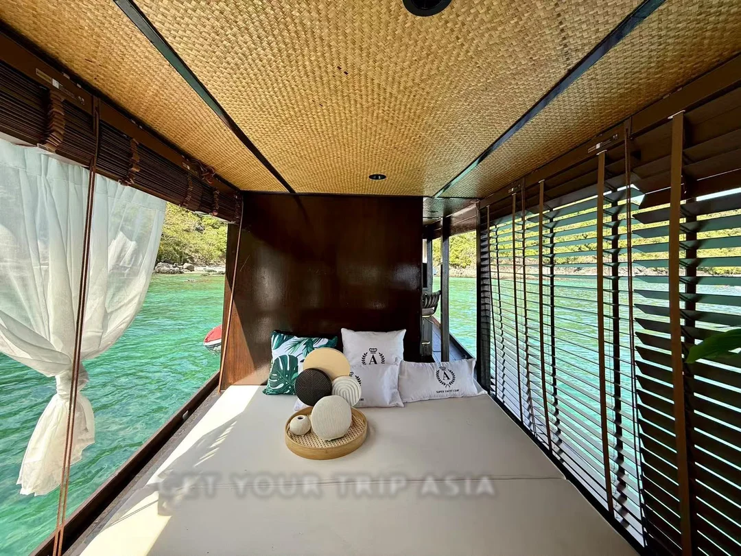 Traditional Thai Boat Rental for Sightseeing and Fishing